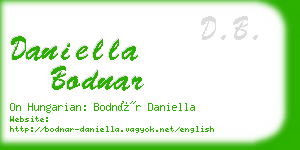 daniella bodnar business card